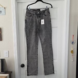 Classic LNDN Gray Straight Leg Jeans for Women